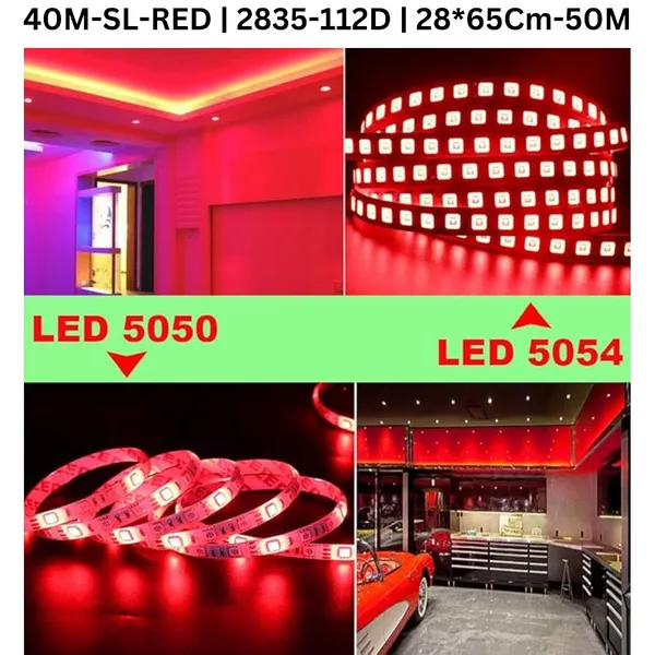 KAVYASHINE_40_Meter_High_Lumen_Rope_Led_Strip_Lights_Waterproof_Outdoor_Lighting_For_Balcony_Home_And_Interior_Decoration_Perfect_For_Diwali_Lighting_Red_40_Meter