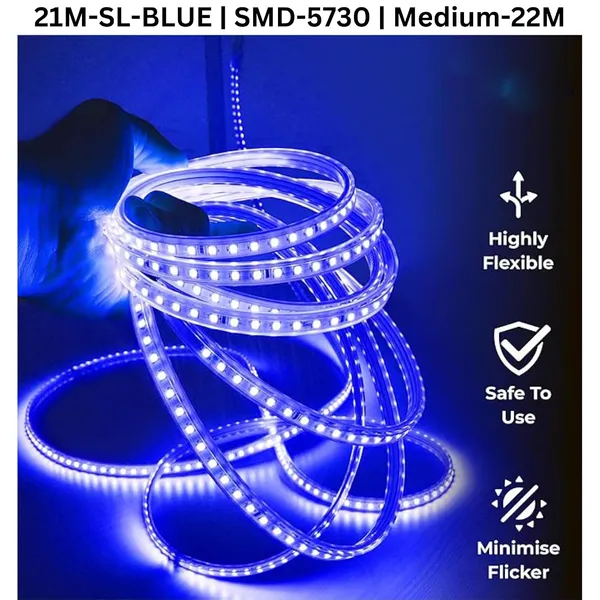 KAVYASHINE_21_Meter_High_Lumen_Rope_Led_Strip_Lights_Waterproof_Outdoor_Lighting_For_Balcony_Home_And_Interior_Decoration_Perfect_For_Diwali_Lighting_Blue_21_Meter