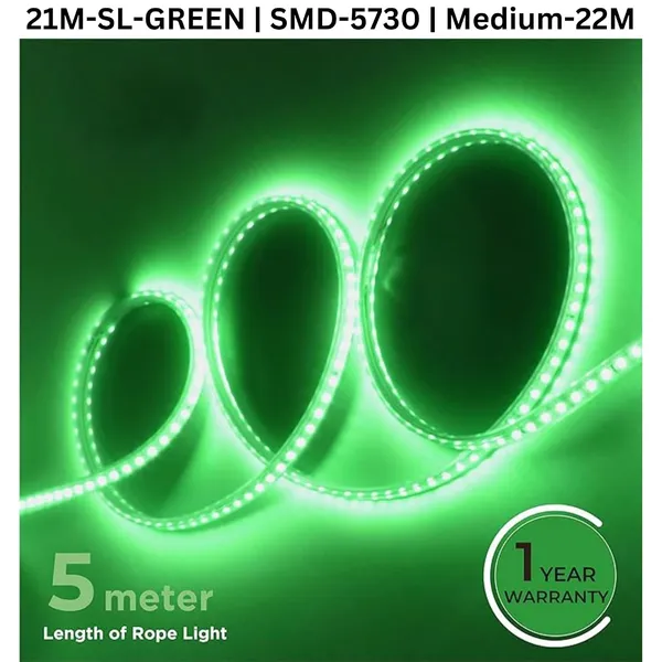 KAVYASHINE_21_Meter_High_Lumen_Rope_Led_Strip_Lights_Waterproof_Outdoor_Lighting_For_Balcony_Home_And_Interior_Decoration_Perfect_For_Diwali_Lighting_Green_21_Meter