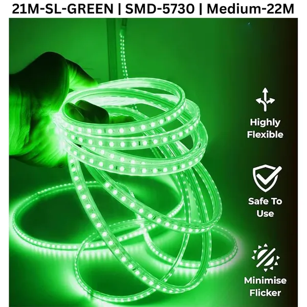 KAVYASHINE_21_Meter_High_Lumen_Rope_Led_Strip_Lights_Waterproof_Outdoor_Lighting_For_Balcony_Home_And_Interior_Decoration_Perfect_For_Diwali_Lighting_Green_21_Meter