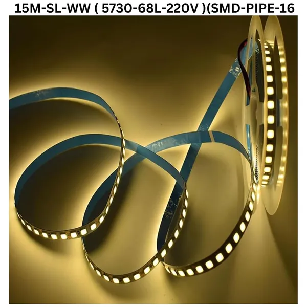 KAVYASHINE_15_Meter_High_Lumen_Rope_Led_Strip_Lights_Waterproof_Outdoor_Lighting_For_Balcony_Home_And_Interior_Decoration_Perfect_For_Diwali_Lighting_Warm_White_15_Meter