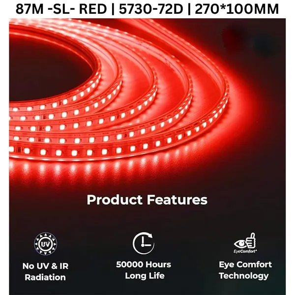KAVYASHINE_87_Meter_High_Lumen_Rope_Led_Strip_Lights_Waterproof_Outdoor_Lighting_For_Balcony_Home_And_Interior_Decoration_Perfect_For_Diwali_Lighting_Red_87_Meter