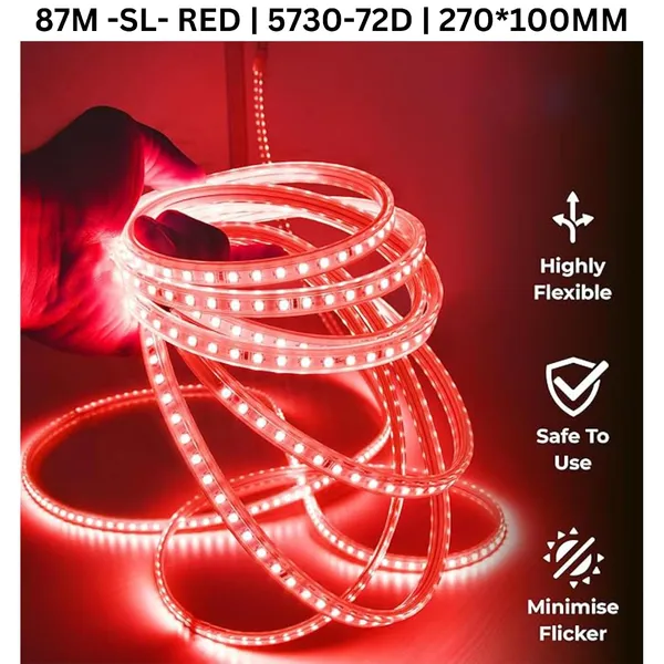 KAVYASHINE_87_Meter_High_Lumen_Rope_Led_Strip_Lights_Waterproof_Outdoor_Lighting_For_Balcony_Home_And_Interior_Decoration_Perfect_For_Diwali_Lighting_Red_87_Meter