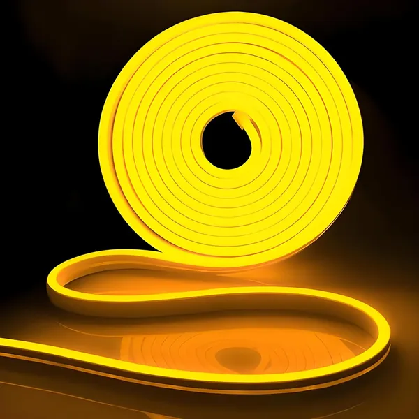 KAVYASHINE_5_Meter_Neon_Strip_With_600_Ice_Blue_Leds_Steady_Glow_Rope_Lights_With_12V_Adapter_Perfect_For_Wall_Decor_Party_Ambiance_Celebrations_Bars_And_Neon_Sign_Displays_Yellow
