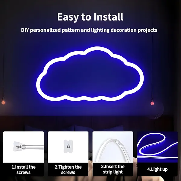 KAVYASHINE_5_Meter_Neon_Strip_With_600_Ice_Blue_Leds_Steady_Glow_Rope_Lights_With_12V_Adapter_Perfect_For_Wall_Decor_Party_Ambiance_Celebrations_Bars_And_Neon_Sign_Displays_Blue