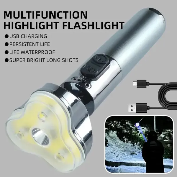 Multifunctional_Led_Flashlight_Waterproof_Usb_Charging_Ideal_For_Night_Running_Outdoor_Activities