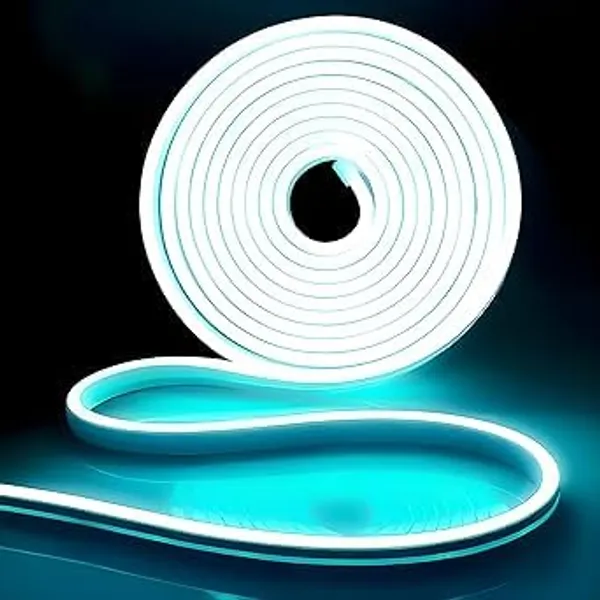 KAVYASHINE_5_Meter_Ice_Blue_Neon_Light_Strip_With_600_Leds_And_12V_Adapter_Ideal_For_Wall_Decorations_Parties_Celebrations_Bars_And_Custom_Neon_Displays_1