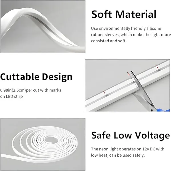 5_Meter_White_Neon_Light_Strip_With_600_Leds_And_12V_Adapter_Ideal_For_Wall_Decorations_Parties_Celebrations_Bars_And_Custom_Neon_Displays_1