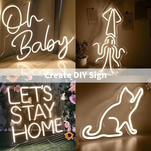 5_Meter_Warm_White_Neon_Light_Strip_With_600_Leds_And_12V_Adapter_Ideal_For_Wall_Decorations_Parties_Celebrations_Bars_And_Custom_Neon_Displays_1