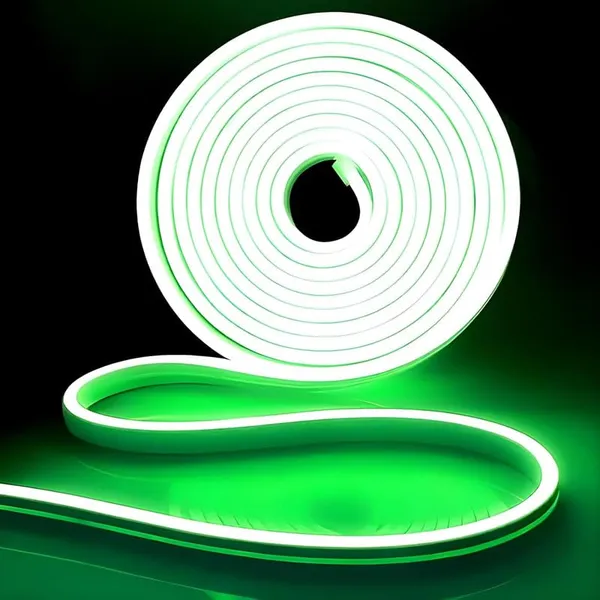 KAVYASHINE_5_Meter_Green_Neon_Light_Strip_With_600_Leds_And_12V_Adapter_Ideal_For_Wall_Decorations_Parties_Celebrations_Bars_And_Custom_Neon_Displays_1