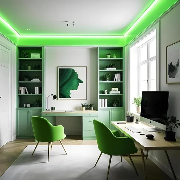 KAVYASHINE_5_Meter_Green_Neon_Light_Strip_With_600_Leds_And_12V_Adapter_Ideal_For_Wall_Decorations_Parties_Celebrations_Bars_And_Custom_Neon_Displays_1