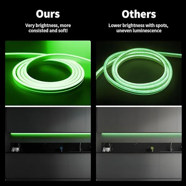 KAVYASHINE_5_Meter_Green_Neon_Light_Strip_With_600_Leds_And_12V_Adapter_Ideal_For_Wall_Decorations_Parties_Celebrations_Bars_And_Custom_Neon_Displays_1