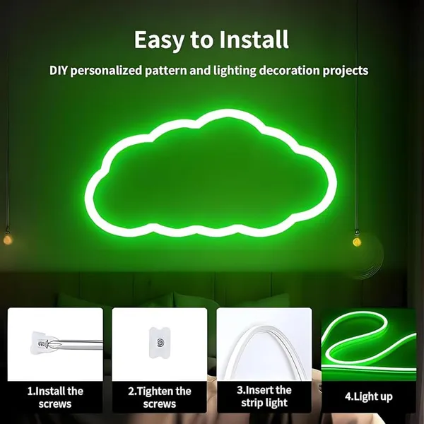 KAVYASHINE_5_Meter_Green_Neon_Light_Strip_With_600_Leds_And_12V_Adapter_Ideal_For_Wall_Decorations_Parties_Celebrations_Bars_And_Custom_Neon_Displays_1