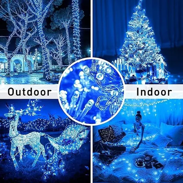 13M_Blue_Led_Copper_Wire_Lights_56_Bright_Leds_Perfect_For_Weddings_Parties_And_Holiday_Decor