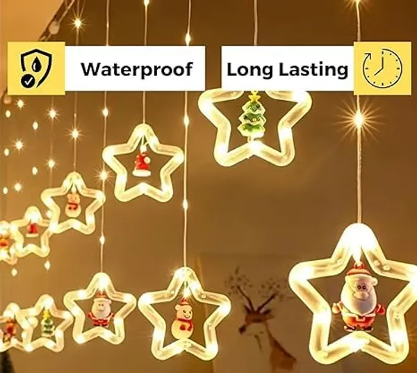 KAVYASHINE_100Led_Hanging_String_Light_3_5M_Perfect_For_Indoor_Outdoor_Decoration_Ideal_For_Diwali_Christmas_New_Year_10_Star_Ww