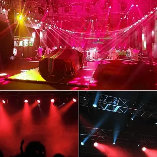 6Led_Par_Dj_Light_Remote_Control_Rgb_Ideal_For_Wedding_Parties_Events_Dj_Stage_18Cm_Dia_Dj_Light_Home_Dj_Lights_Stage_Dj_Lights_Disco_Light_For_Party_Stage