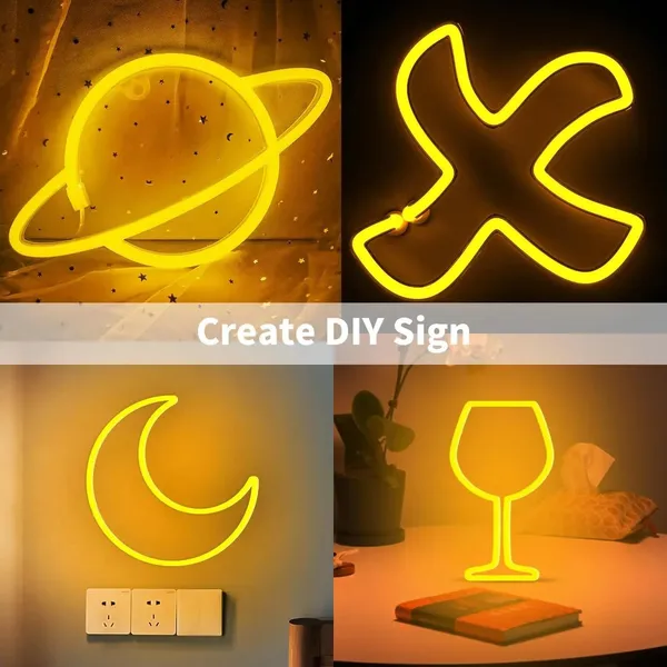 KAVYASHINE_600Led_Neon_Rope_Light_16_4Feet_12V_Adapter_For_Home_Bedroom_Gaming_Room_Wall_Decor_Flexible_Silicone_Continuous_Dot_Free_Glow_5_Meter_Yellow