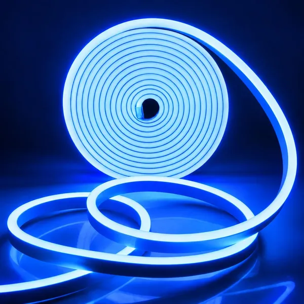 KAVYASHINE_600Led_Neon_Rope_Light_16_4Feet_12V_Adapter_For_Home_Bedroom_Gaming_Room_Wall_Decor_Flexible_Silicone_Continuous_Dot_Free_Glow_5_Meter_Blue
