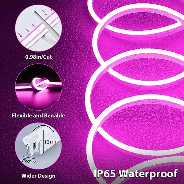 KAVYASHINE_Neon_Strip_Lights_5_Metres_Led_Light_Strip_Waterproof_Ip65_Warm_White_Silicone_Flexible_Rope_Light_For_Indoor_Home_Decor_Led_Strip_Lights_Neon_Lights_Strip_Lights_Pink