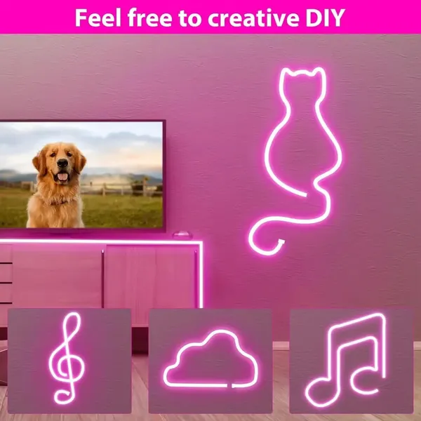 KAVYASHINE_Neon_Strip_Lights_5_Metres_Led_Light_Strip_Waterproof_Ip65_Warm_White_Silicone_Flexible_Rope_Light_For_Indoor_Home_Decor_Led_Strip_Lights_Neon_Lights_Strip_Lights_Pink