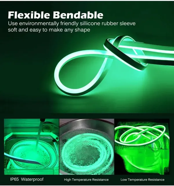 KAVYASHINE_Neon_Strip_Lights_5_Metres_Led_Light_Strip_Waterproof_Ip65_Warm_White_Silicone_Flexible_Rope_Light_For_Indoor_Home_Decor_Led_Strip_Lights_Neon_Lights_Strip_Lights_Green