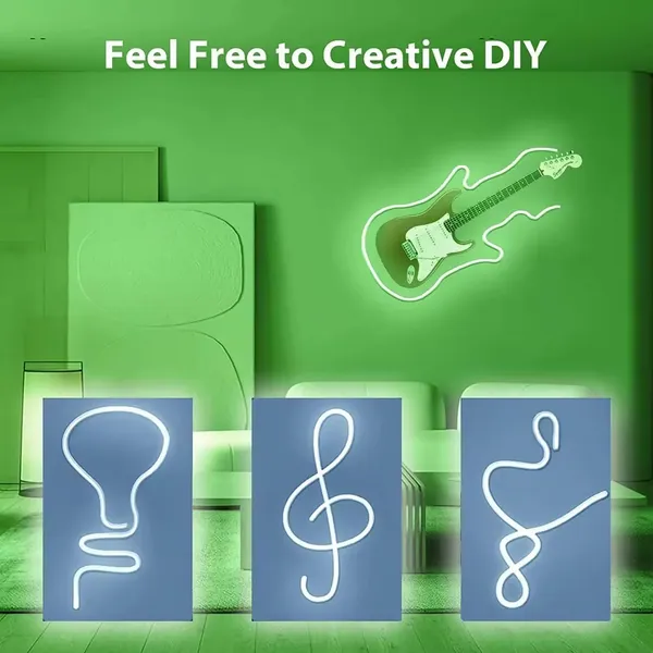 KAVYASHINE_Neon_Strip_Lights_5_Metres_Led_Light_Strip_Waterproof_Ip65_Warm_White_Silicone_Flexible_Rope_Light_For_Indoor_Home_Decor_Led_Strip_Lights_Neon_Lights_Strip_Lights_Green