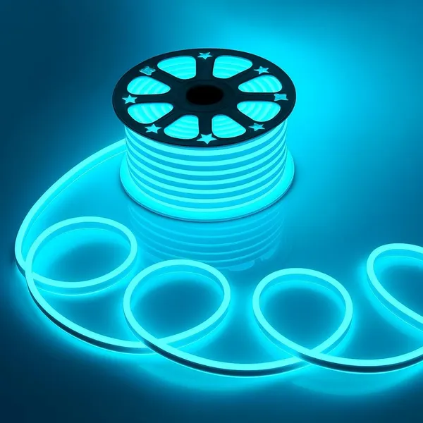 KAVYASHINE_Neon_Strip_Lights_5_Metres_Led_Light_Strip_Waterproof_Ip65_Remote_Control_Warm_White_Silicone_Flexible_Rope_Light_For_Indoor_Home_Decor_Ice_Blue