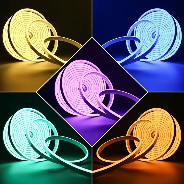 KAVYASHINE_Neon_Strip_Lights_5_Metres_Led_Light_Strip_Waterproof_Ip65_Remote_Control_Warm_White_Silicone_Flexible_Rope_Light_For_Indoor_Home_Decor_Ice_Blue