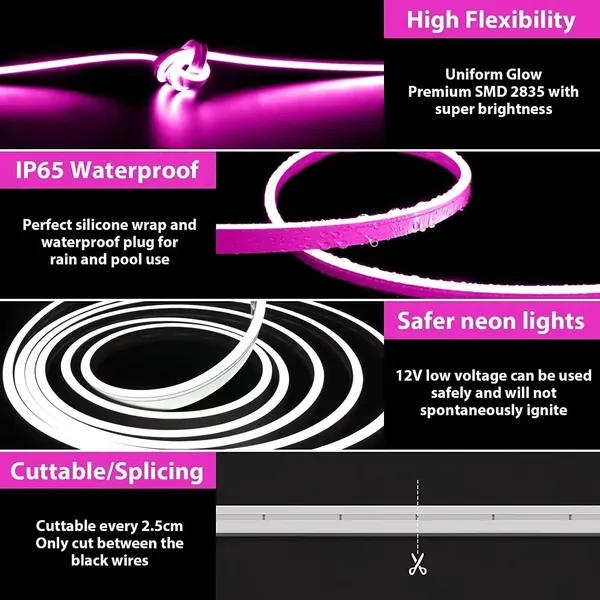 Neon_Strip_Lights_5_Metres_Led_Strip_Lights_With_12V_Adapter_Waterproof_Ip65_Silicone_Flexible_Rope_Light_For_Home_Decor_Led_Strip_Lights_Neon_Lights_String_Lights