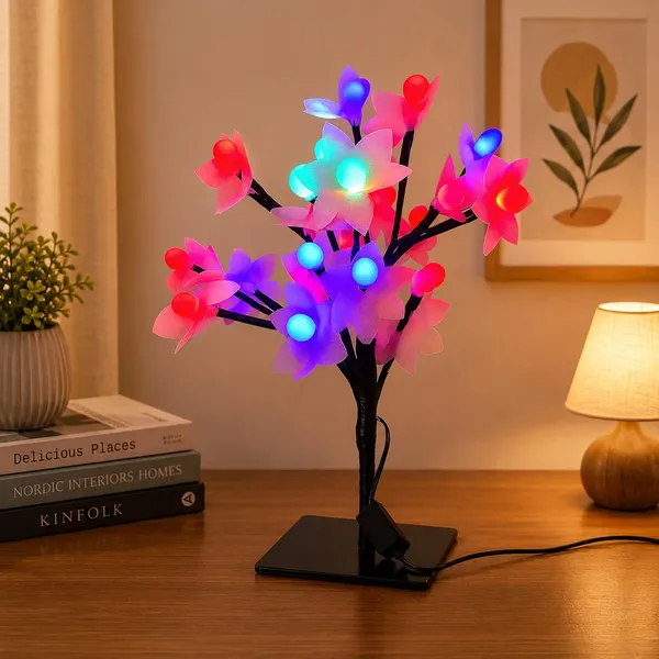 Led_Bonsai_Tree_Night_Lamp_With_24_Led_Lights_Tabletop_Light_For_Living_Room_Desk_And_Bedroom_Decor_Table_Lamp_Decorative_Table_Lamp_Multicolor_24Led_Pink_Leaf