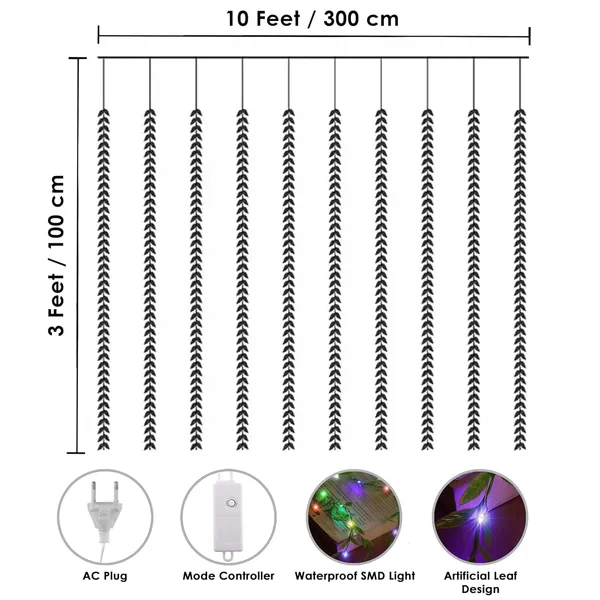 5V_Led_Curtain_String_Lights_With_8_Modes_Remote_300_Leds_Usb_Powered_Waterproof_Fairy_Lights_For_Christmas_Tree_Decorative_Lights_For_Home_Party_Wedding_3M_Multi_Leaf