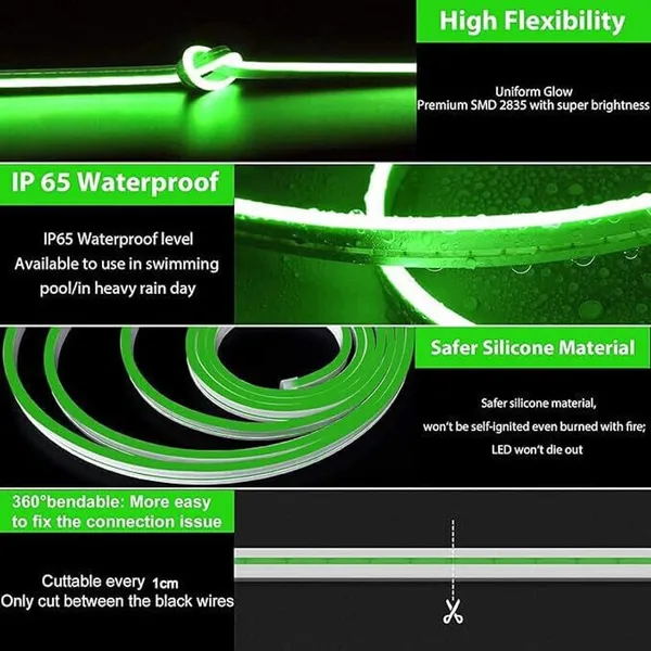 KAVYASHINE_16_4_Feet_Neon_Led_Strip_Lights_With_12V_Adapter_Waterproof_Ip65_Silicone_Flexible_Rope_Light_For_Wall_Decor_Diy_Name_Signs_Neon_Lights_5_Meter_Green