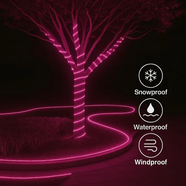 KAVYASHINE_Smd_Led_Strip_Lights_Waterproof_Lighting_For_Home_Wall_Decor_Interior_Decoration_Perfect_For_Diwali_Lighting_Wedding_Events_Strip_Lights_Pink_5_Meter