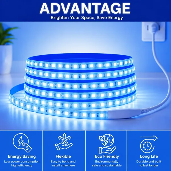 KAVYASHINE_Smd_Led_Strip_Lights_Waterproof_Lighting_For_Home_Wall_Decor_Interior_Decoration_Perfect_For_Diwali_Lighting_Wedding_Events_Strip_Lights_Blue_5_Meter