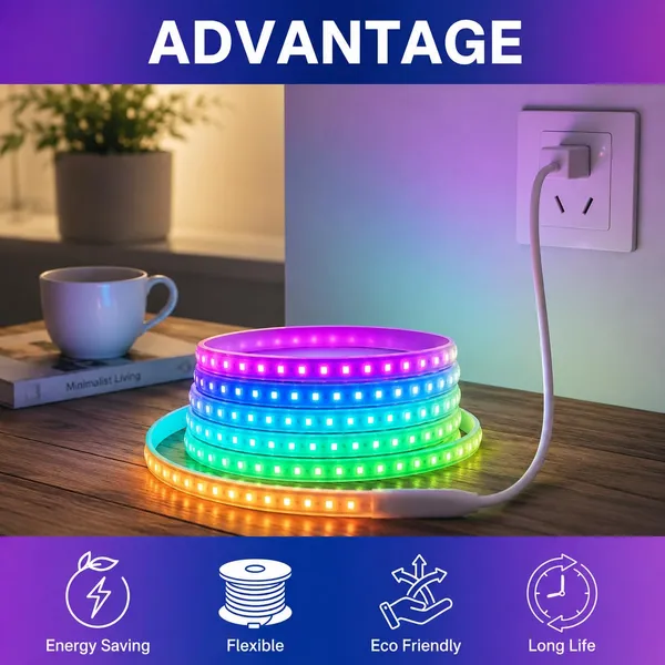 KAVYASHINE_1200Led_10_Meter_Strip_Smd_Light_Waterproof_Lighting_For_Home_Wall_Decor_Interior_Decoration_Perfect_For_Diwali_Lighting_Wedding_Events_Multi