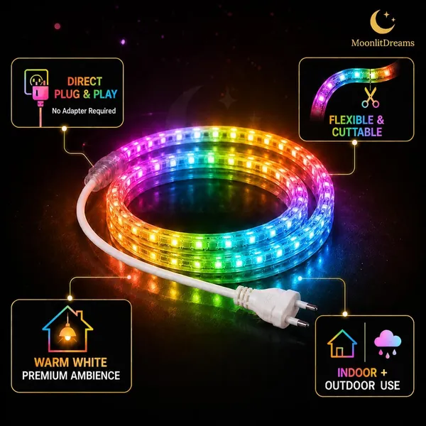 KAVYASHINE_1200Led_10_Meter_Strip_Smd_Light_Waterproof_Lighting_For_Home_Wall_Decor_Interior_Decoration_Perfect_For_Diwali_Lighting_Wedding_Events_Multi