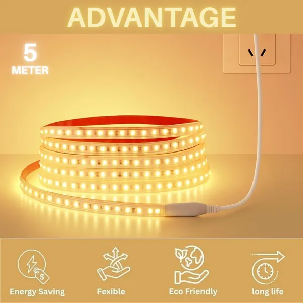 KAVYASHINE_600Led_5_Meter_Strip_Smd_Light_Waterproof_Lighting_For_Home_Wall_Decor_Interior_Decoration_Perfect_For_Diwali_Lighting_Wedding_Events_Warm_White