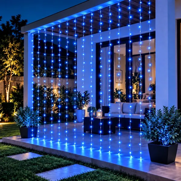 KAVYASHINE_Led_Curtain_String_Rice_Lights_180_Leds_21_Meter_8_Modes_For_Home_Decoration_For_Diwali_Christmas_Events_Blue