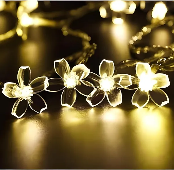 KAVYASHINE_Blue_Cherry_Blossom_Led_Flower_String_Lights_32_Leds_9_5_Meter_Length_Decorative_Fairy_Lights_For_Indoor_Outdoor_Home_Garden_Balcony_Party_Festival_Decor_Warm_White