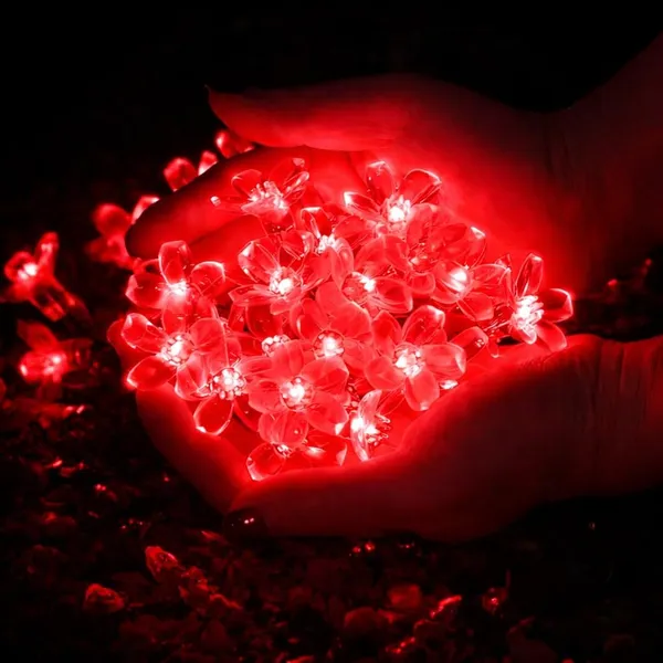 KAVYASHINE_Blue_Cherry_Blossom_Led_Flower_String_Lights_16_Leds_3_Meter_Length_Decorative_Fairy_Lights_For_Indoor_Outdoor_Home_Garden_Balcony_Party_Festival_Decor_Red_2