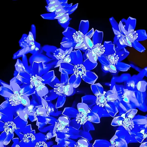 KAVYASHINE_Blue_Cherry_Blossom_Led_Flower_String_Lights_16_Leds_3_Meter_Length_Decorative_Fairy_Lights_For_Indoor_Outdoor_Home_Garden_Balcony_Party_Festival_Decor_Blue_2