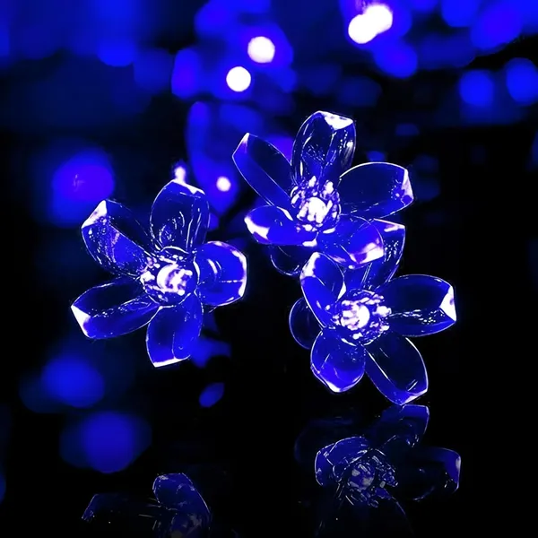KAVYASHINE_Blue_Cherry_Blossom_Led_Flower_String_Lights_16_Leds_3_Meter_Length_Decorative_Fairy_Lights_For_Indoor_Outdoor_Home_Garden_Balcony_Party_Festival_Decor_Blue_2