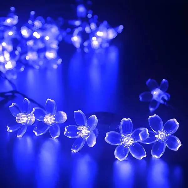 KAVYASHINE_Blue_Cherry_Blossom_Led_Flower_String_Lights_16_Leds_3_Meter_Length_Decorative_Fairy_Lights_For_Indoor_Outdoor_Home_Garden_Balcony_Party_Festival_Decor_Blue_2