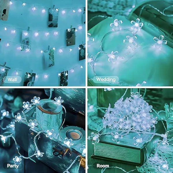 KAVYASHINE_Blue_Cherry_Blossom_Led_Flower_String_Lights_16_Leds_3_Meter_Length_Decorative_Fairy_Lights_For_Indoor_Outdoor_Home_Garden_Balcony_Party_Festival_Decor_Ice_Blue_2