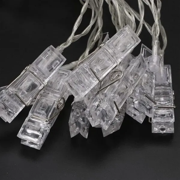 KAVYASHINE_14_Led_3_Meter_Decorative_Photo_Clip_String_Lights_For_Bedroom_Wall_Decoration_Home_Party_And_Memory_Display_Photo_Clip_Light_Clip_Multi
