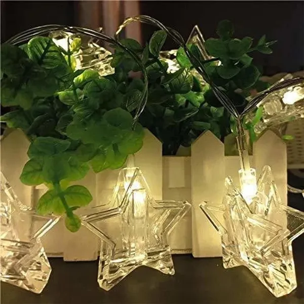 KAVYASHINE_14_Led_3_Meter_Decorative_Photo_Clip_String_Lights_For_Bedroom_Wall_Decoration_Home_Party_And_Memory_Display_Photo_Clip_Light_Star_Warm_White