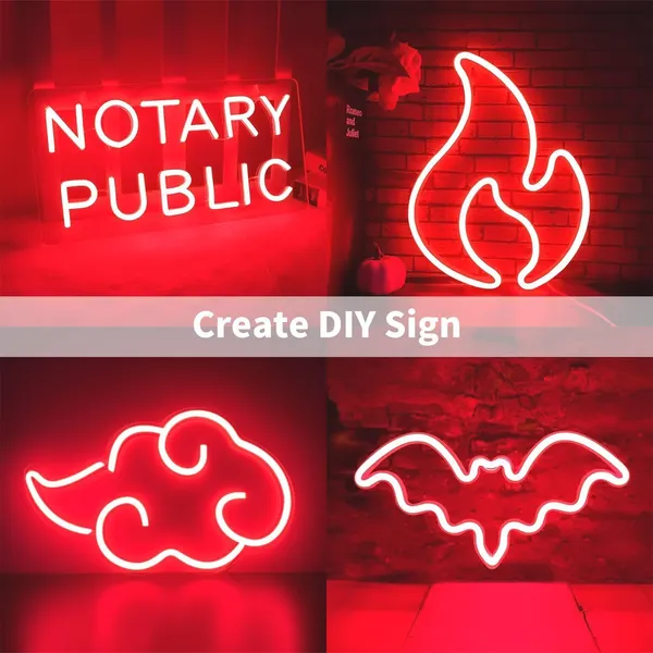 16_4_Feet_Led_Neon_Strip_Lights_12V_Adapter_Waterproof_Ip65_Silicone_Flexible_Rope_Light_For_Home_Decor_Led_Strip_Lights_Neon_Lights_Diy_Red