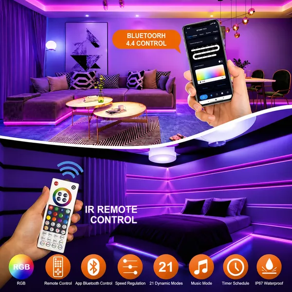 16_4_Feet_Magic_Neon_Strip_Light_App_Remote_Control_Music_Sync_Multi_Colour_Modes_Ideal_For_Gaming_Room_Wall_Decor_Multicolor_6