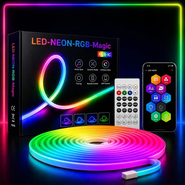16_4_Feet_Magic_Neon_Strip_Light_App_Remote_Control_Music_Sync_Multi_Colour_Modes_Ideal_For_Gaming_Room_Wall_Decor_Multicolor_1