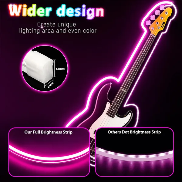 16_4_Feet_Magic_Neon_Strip_Light_App_Remote_Control_Music_Sync_Multi_Colour_Modes_Ideal_For_Gaming_Room_Wall_Decor_Multicolor_8